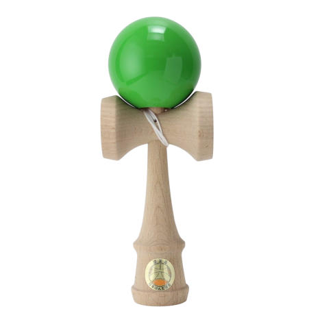 Joc de indemanare din lemn Kendama Ozora, 18 cm - Verde - imagine 7